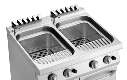 Nudelkocher, Gas 700, B800 2x24L | Bartscher 2853101 - Bartscher