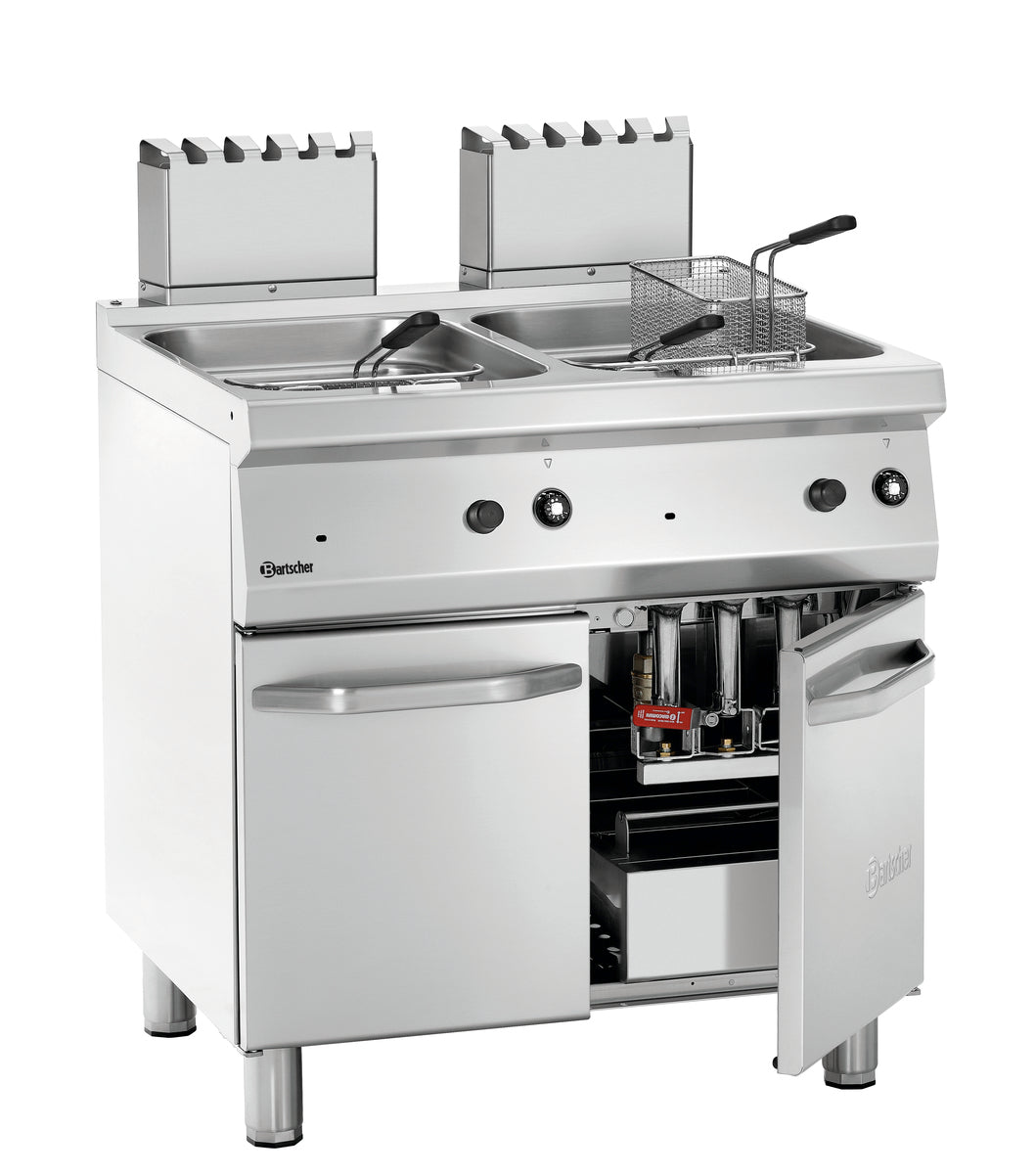 Fritteuse Gas, 700, B800, 2x15L | Bartscher 2859271 - Bartscher