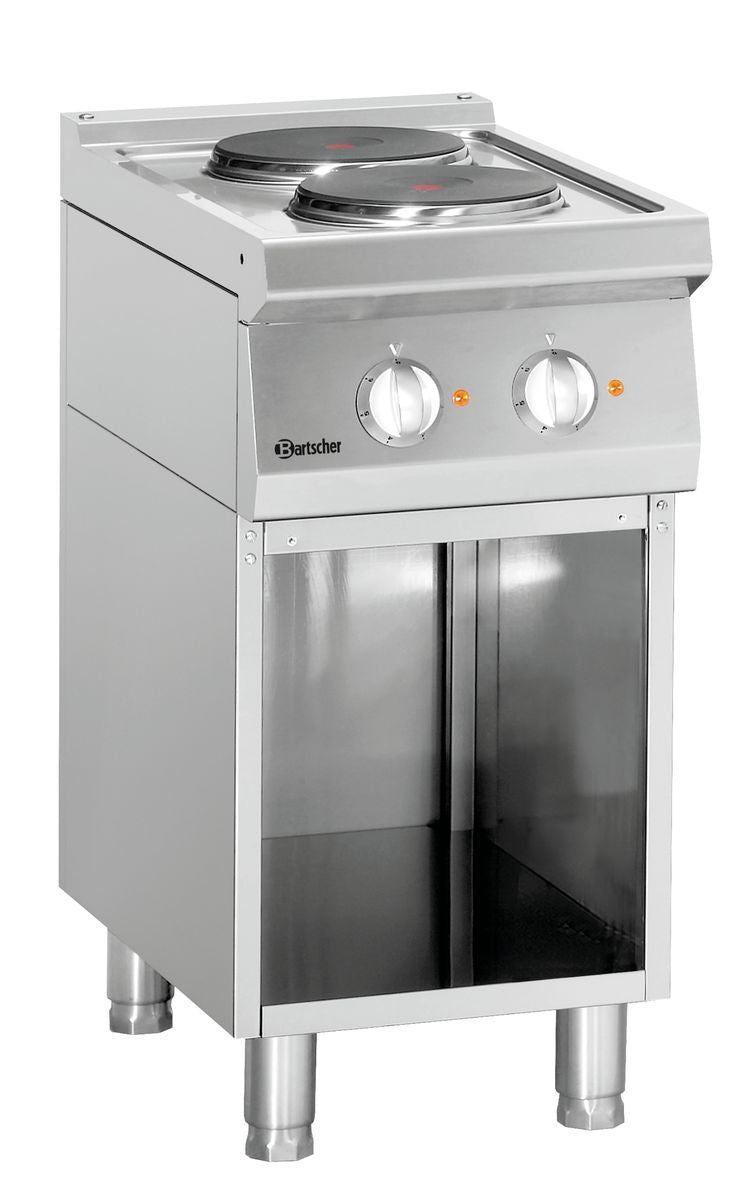 Elektroherd 700, B400, 2PL, UO | Bartscher 286102 - Bartscher