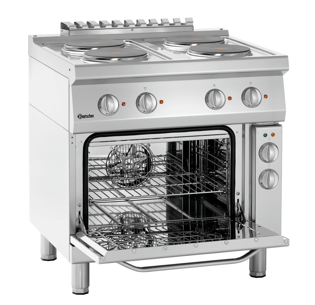 Elektroherd 700, B800, 4PL, EBO | Bartscher 286225 - Bartscher