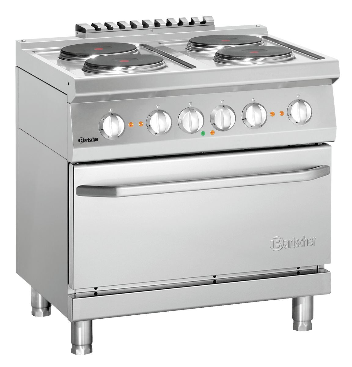 Elektroherd 700, B800, 4PL, EBO | Bartscher 286234W - Bartscher