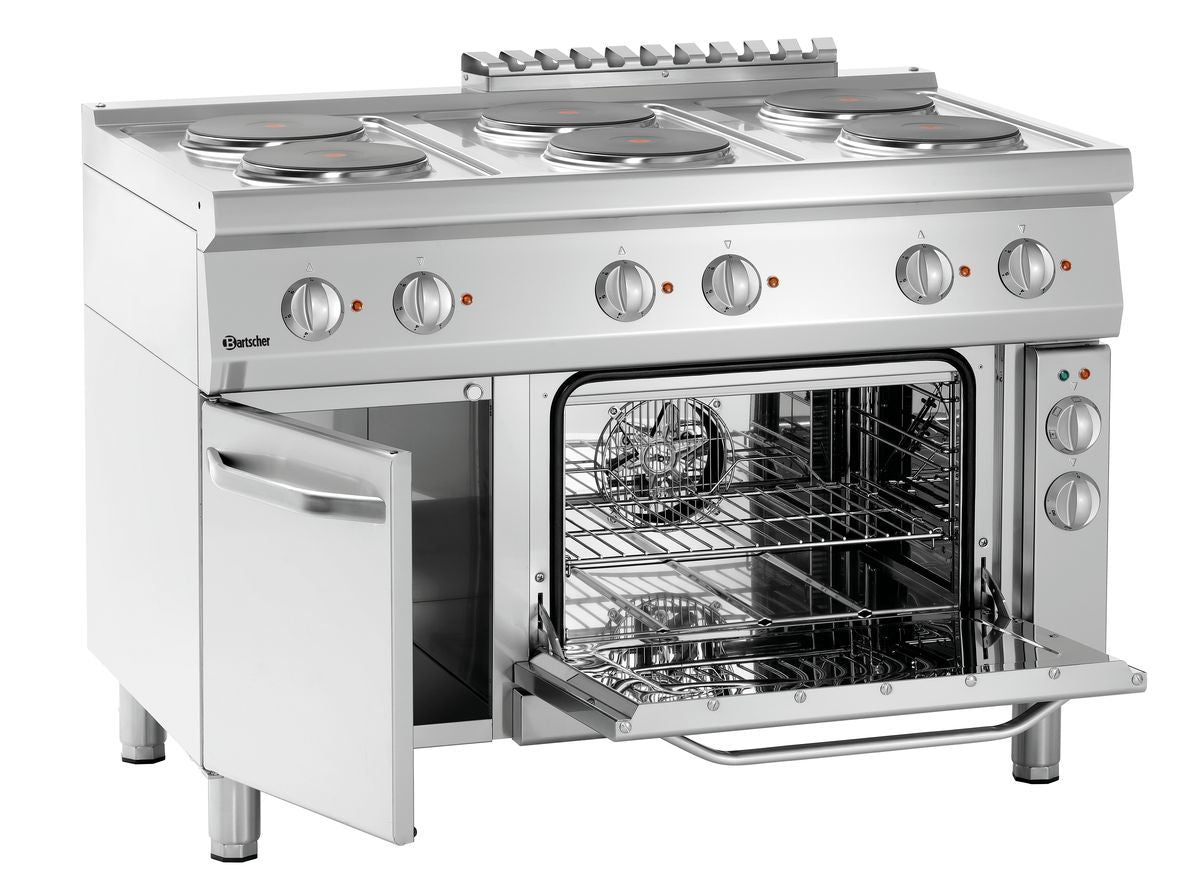 Elektroherd 700, B1200, 6PL, EBO | Bartscher 286247 - Bartscher