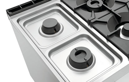 6 Flammen Gasherd, EBO 2/1GN, NS | Bartscher 2952481 - Bartscher