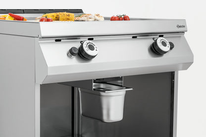 Gas-Griddleplatte, gerillt, OU | Bartscher 2955091 - Bartscher