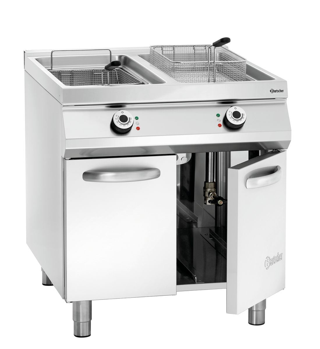 Elektro-Standfritteuse, 2 Becken | Bartscher 296970 - Bartscher