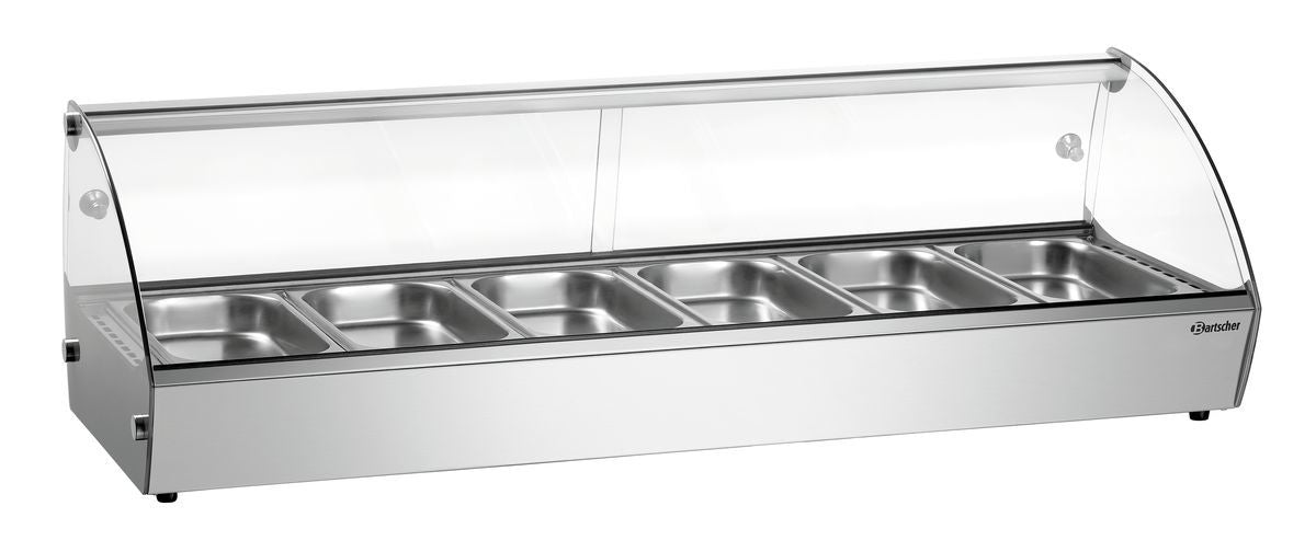 Heiße Aufsatzvitrine R6 6 x 1/3 GN | Bartscher 305059 - Bartscher