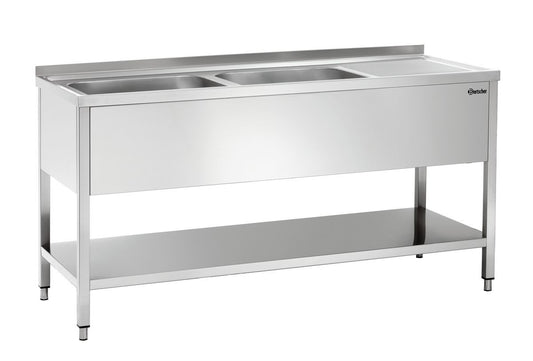 Spüle 700, B 1600, 2 Becken LI | Bartscher 306300 - Bartscher