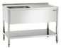 Spüle 700, B1200, Becken LI | Bartscher 306320 - Bartscher