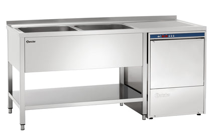 Spülcenter 700, B1600 2 Becken LI | Bartscher 306350 - Bartscher