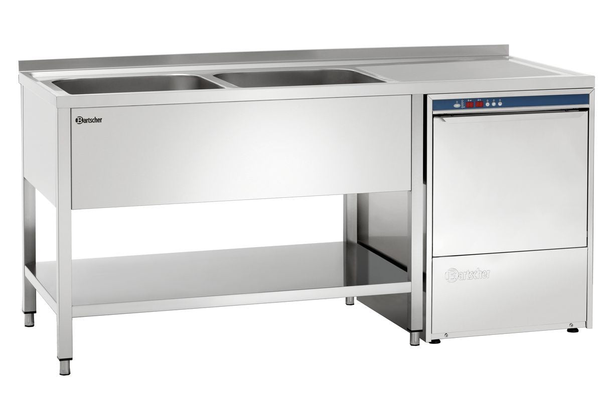 Spülcenter 700, B1800 2 Becken LI | Bartscher 306360 - Bartscher