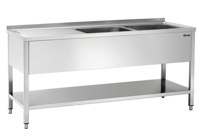 Spüle 700, B 1800, 2 Becken RE | Bartscher 306610 - Bartscher