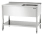 Spüle 700, B 1200, Becken RE | Bartscher 306620 - Bartscher
