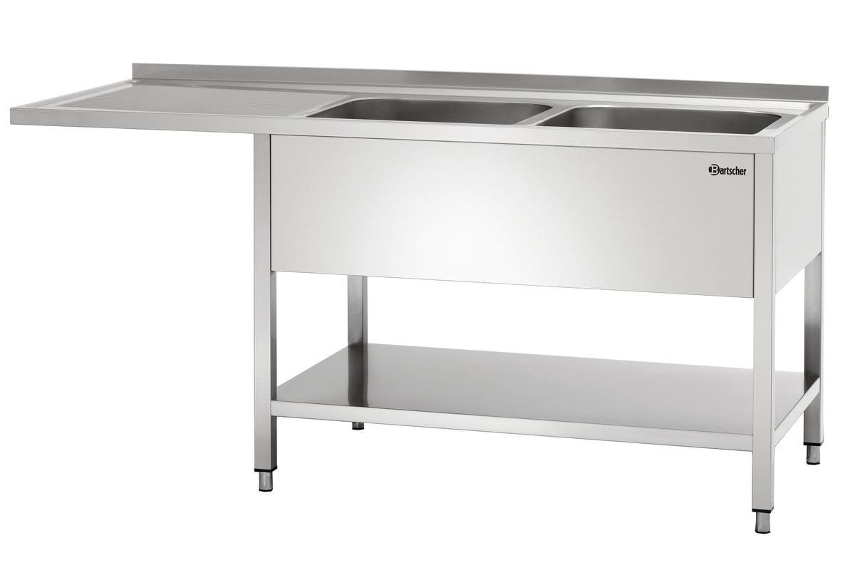 Spülcenter 700, B1800 2 Becken RE | Bartscher 306660 - Bartscher