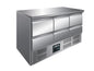Kühltisch mit 6 Schubladen Modell VIVIA S 903 S/S TOP 6x 1/2 GN | Saro 323-10041