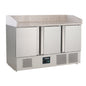 Pizzatisch mit 3 Türen,  Modell S 903 PZ S/S TOP PRO | Saro 323-14052