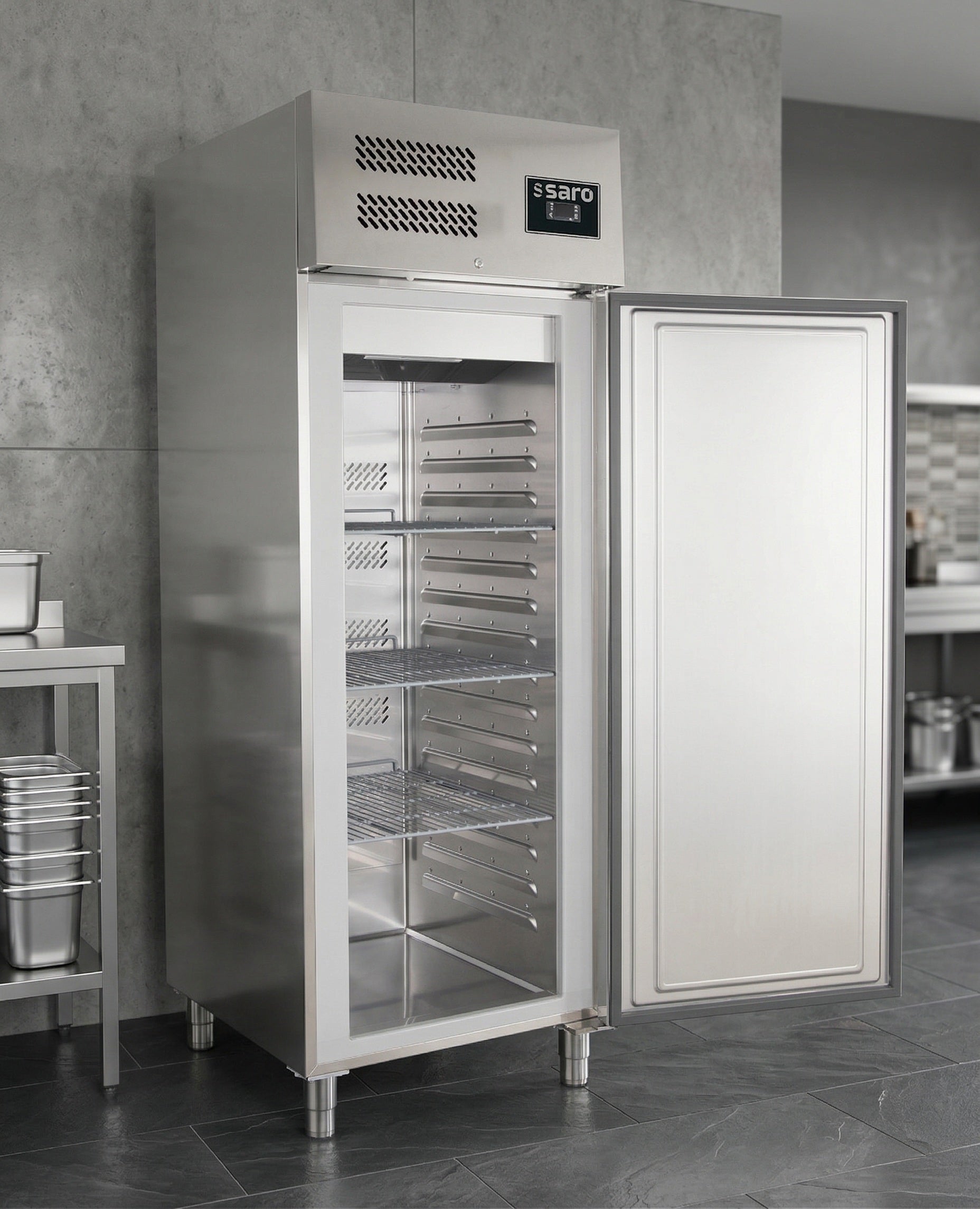 SARO Gewerbetiefkühlschrank - 2/1 GN, Modell GN 700 BT PRO – Bild 2