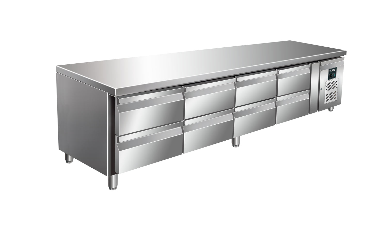 Unterbaukühltisch mit 4x2 Schubladen,  Modell UGN 4180 TN | Saro 323-3127
