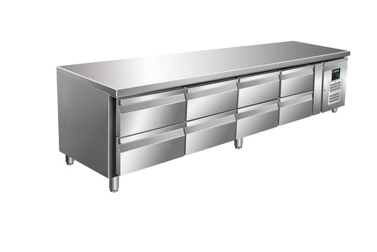 Unterbaukühltisch mit 4x2 Schubladen,  Modell UGN 4180 TN | Saro 323-3127