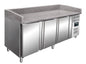 Pizzatisch, 3 Türen,  Modell PZ 3600 TN | Saro 323-3136