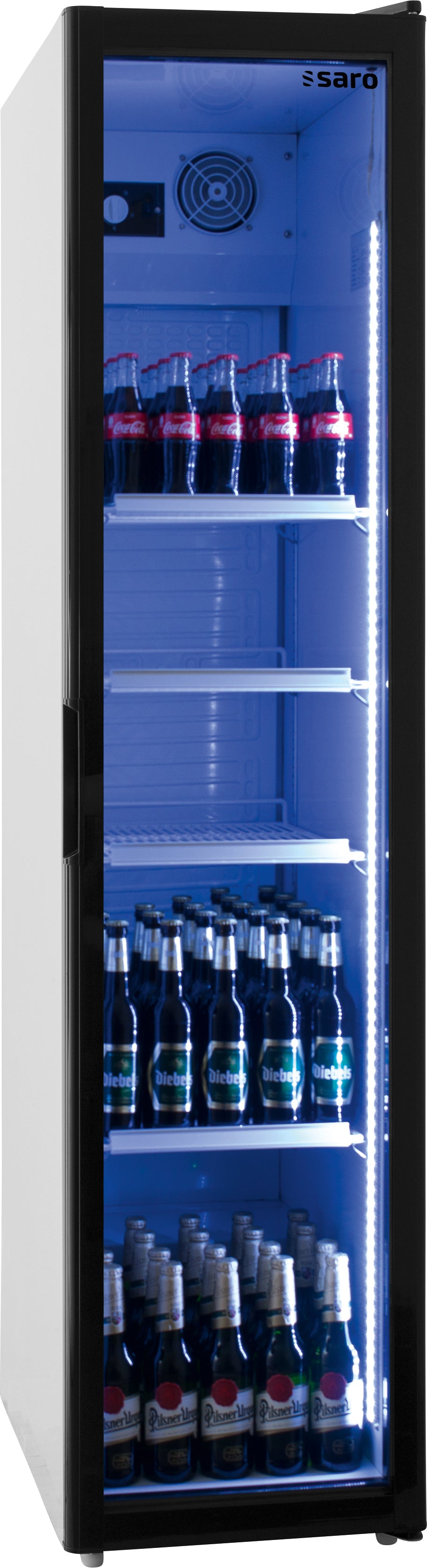 Kühlschrank mit Glastür - schmal,  Modell SK 301 | Saro 323-3150