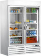 Kühlschrank mit 2 Glastüren - weiß,  Modell G 920 | Saro 323-4165