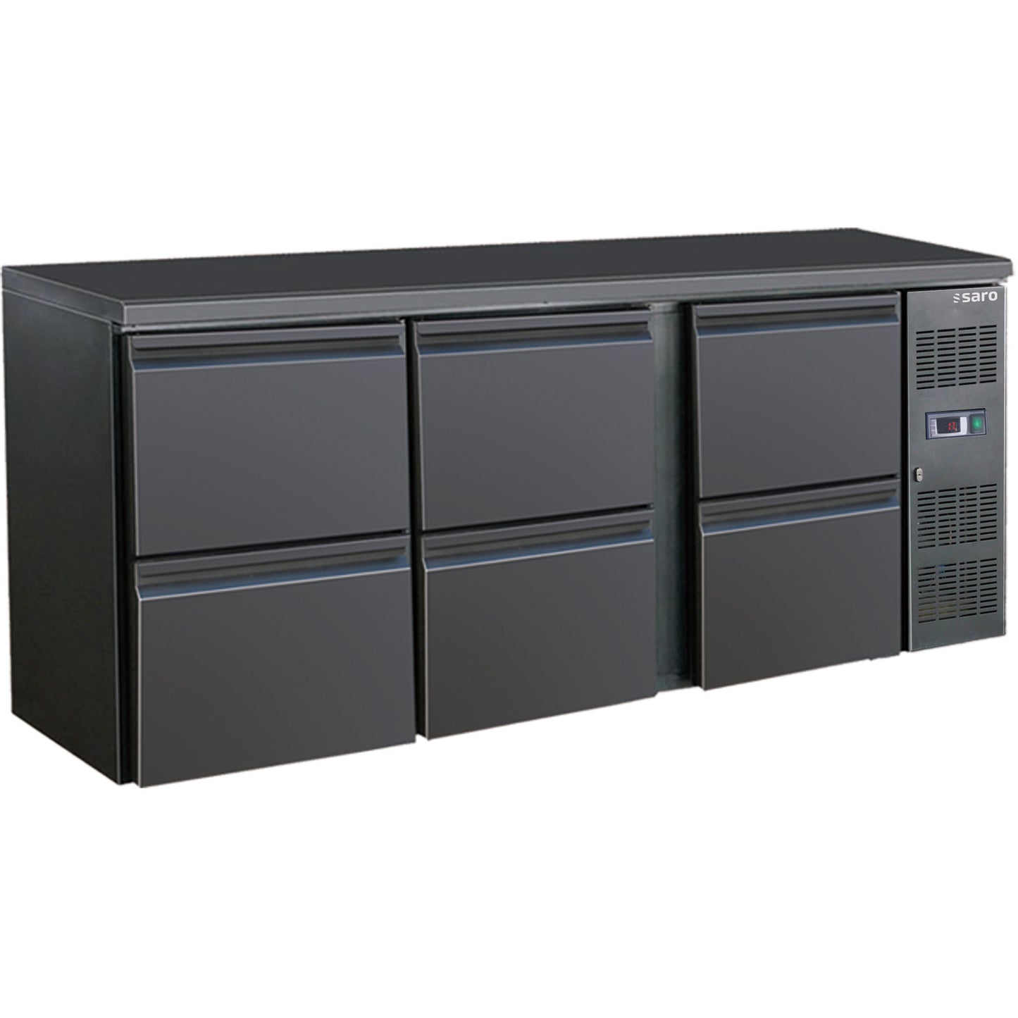 Barkühler mit 3 x 2 Schubladen,  Modell BC 3100-S6