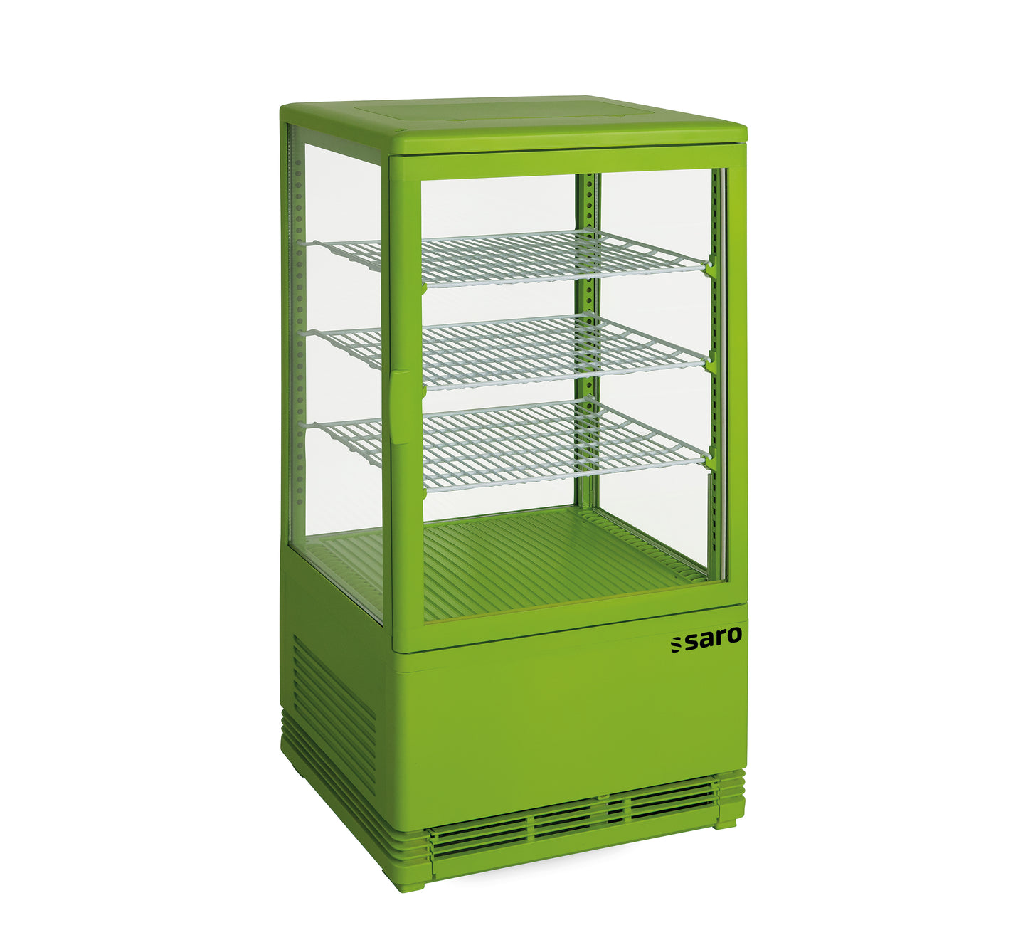 Mini-Umluftkühlvitrine 68 Liter,  Modell SC 70 grün | Saro 330-10041
