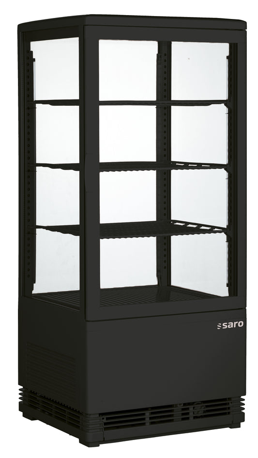 Kühlvitrine 78 Liter,  Modell SC 80 schwarz | Saro 330-1009