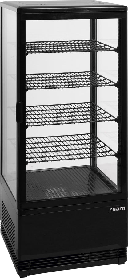 SARO Kühlvitrine 98 Liter, Modell SC 100 schwarz
