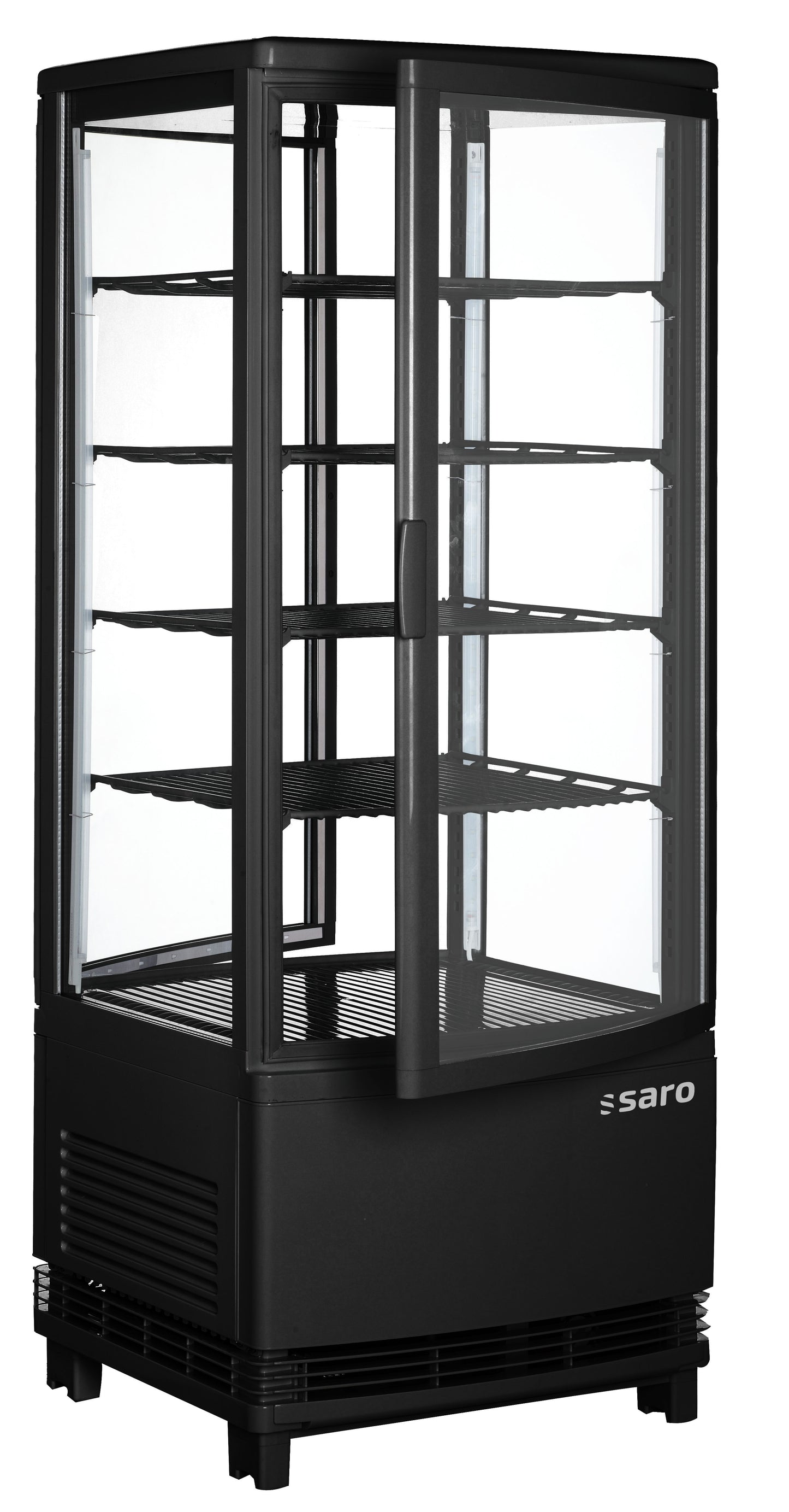 Kühlvitrine, Doppeltür, 98 Liter,  Modell SC 100 DT schwarz | Saro 330-1015