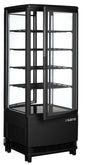 Kühlvitrine, Doppeltür, 98 Liter,  Modell SC 100 DT schwarz | Saro 330-1015