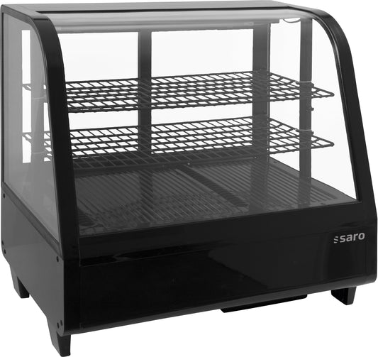 Kühlvitrine 100 Liter,  Modell KATRIN schwarz | Saro 330-1030