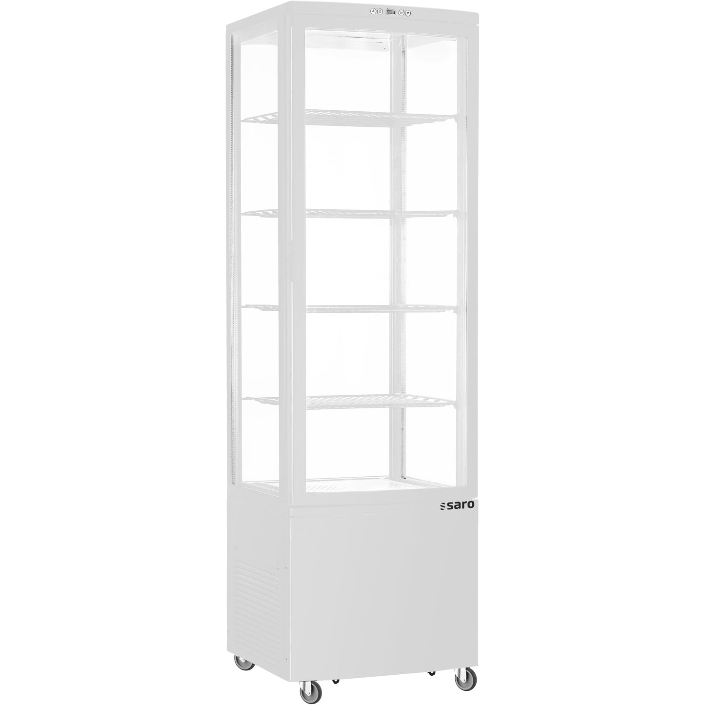 Kühlvitrine 235 Liter,  Modell SVEN weiß | Saro 330-1035