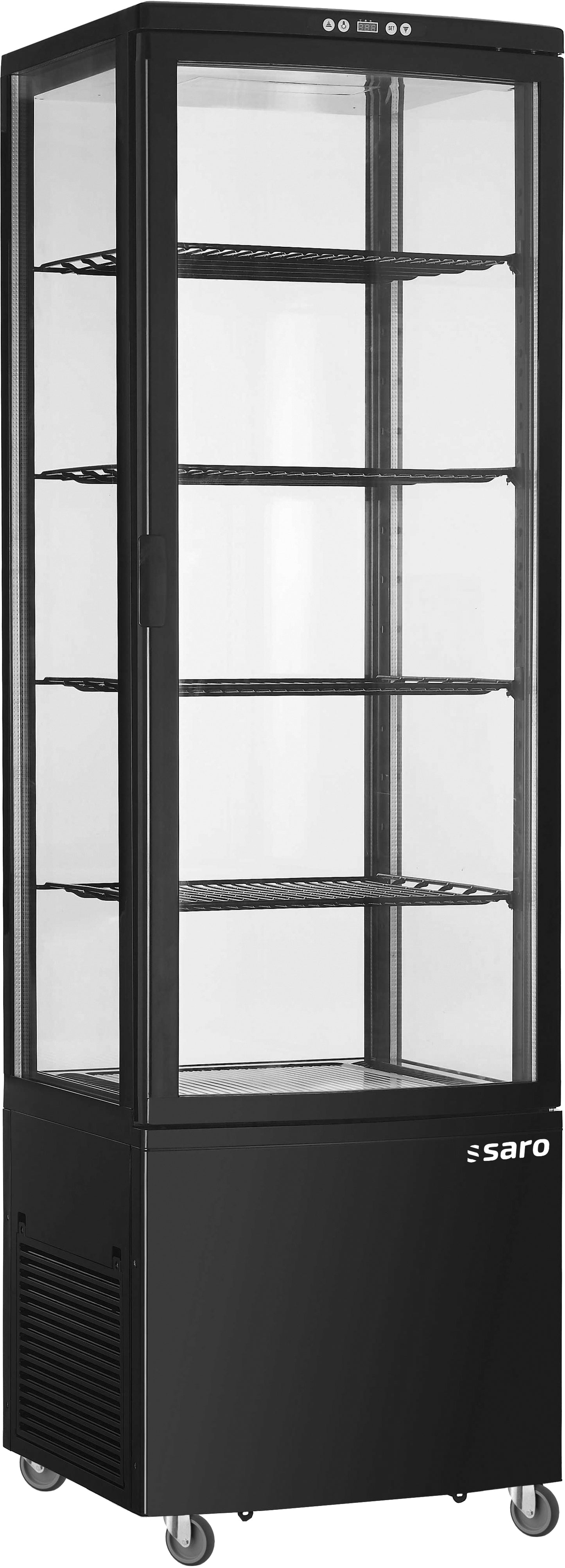 Kühlvitrine 235 Liter,  Modell SVEN schwarz | Saro 330-1036
