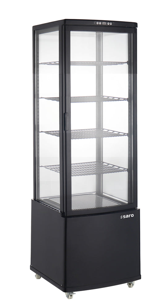 Kühlvitrine, schwarz  Modell PHIL AV | Saro 330-3036