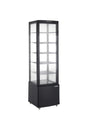 Kühvitrine, schwarz  Modell LEO AV | Saro 330-3038
