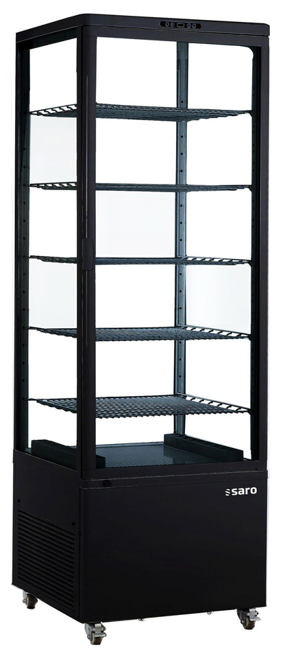 SARO Kühlvitrine, schwarz 
Modell LENN