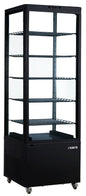 Kühlvitrine, schwarz  Modell LENN | Saro 330-3040