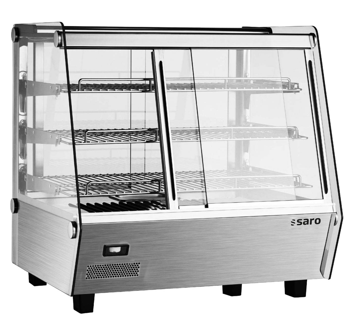 Countertop Warmhaltevitrine - Seitenansicht