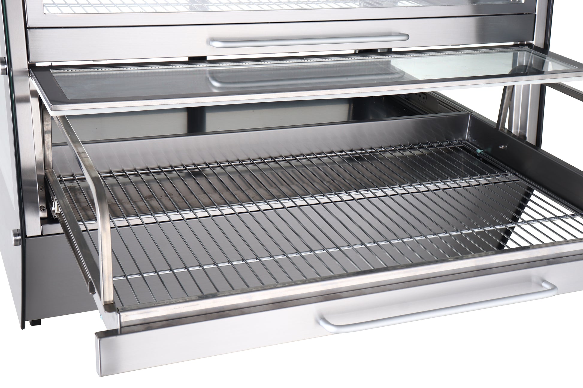 Countertop Warmhaltevitrine Self Service - Seitenansicht