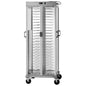 Tellertransportwagen beheizt, +60°C, 88x ø 180÷230 mm — Virtus 3360P84