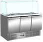 Saladette gerader Glasaufbau KBS 904 | KBS 340114 - KBS Gastrotechnik