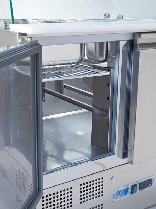Saladette gerader Glasaufbau KBS 908 | KBS 340212 - KBS Gastrotechnik