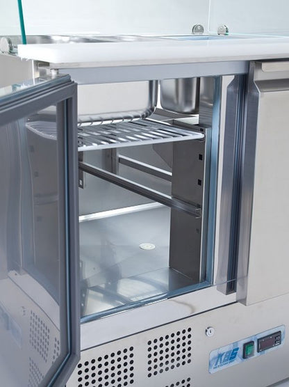 Saladette gerader Glasaufbau KBS 908 | KBS 340212 - KBS Gastrotechnik