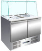 Saladette gerader Glasaufbau KBS 908 | KBS 340212 - KBS Gastrotechnik