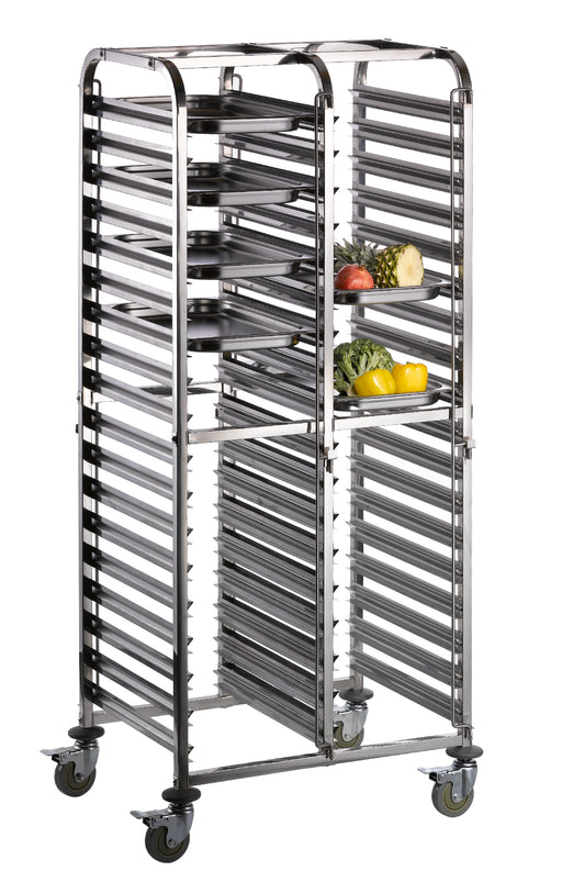 Regalwagen für Backbleche 600 x 400 mm  Modell LIAM DUO | Saro 350-1012