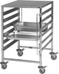 Regalwagen mit Edelstahlarbeitsfläche  Modell NOEL | Saro 350-1015