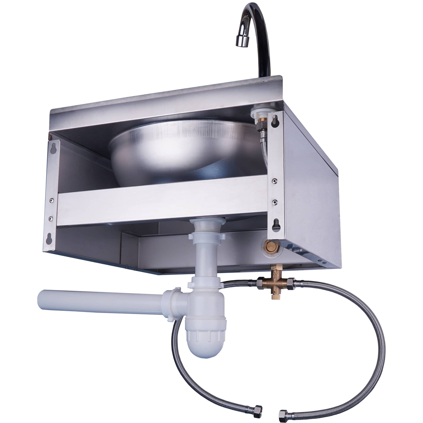 Handwaschbecken mit Kniebedienung  Modell JUSTIN | Saro 353-1007 - Ansicht 2 | Saro