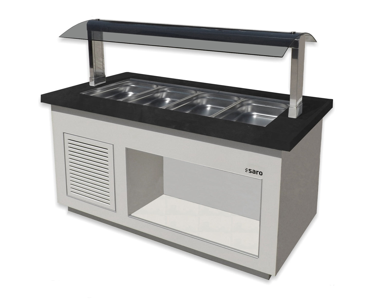 Salatbar für 4x 1/1 GN,  Modell PREMIUM LINE SB-K170 weiß | Saro 366-2005
