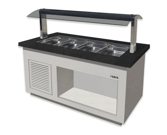 Salatbar für 4x 1/1 GN,  Modell PREMIUM LINE SB-K170 weiß | Saro 366-2005